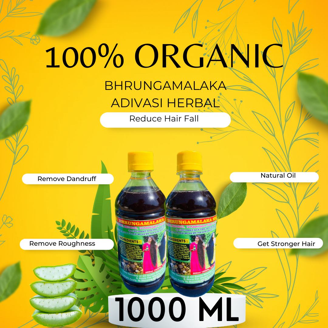 Adivasi Krithika 100 Pure Ayurvedic Herbal Hair Oil  Krithika Adivasi  Herbals